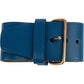 Louis Vuitton Blue Leather Grip Griffklammer