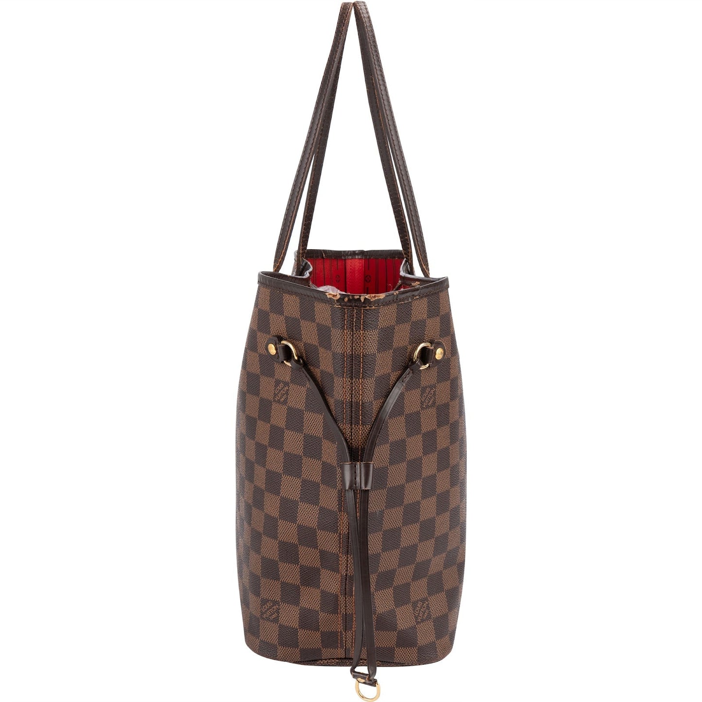 Louis Vuitton Monogram Damier Ebene Neverfull MM Shoulder Bag