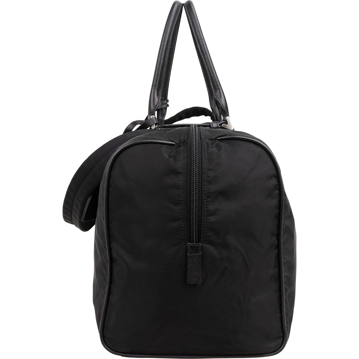 Prada Nylon Triangle Duffle Weekender 50 Travel Bag