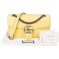 Gucci Bright Yellow Matelassé Leather Marmont Crossbody Bag