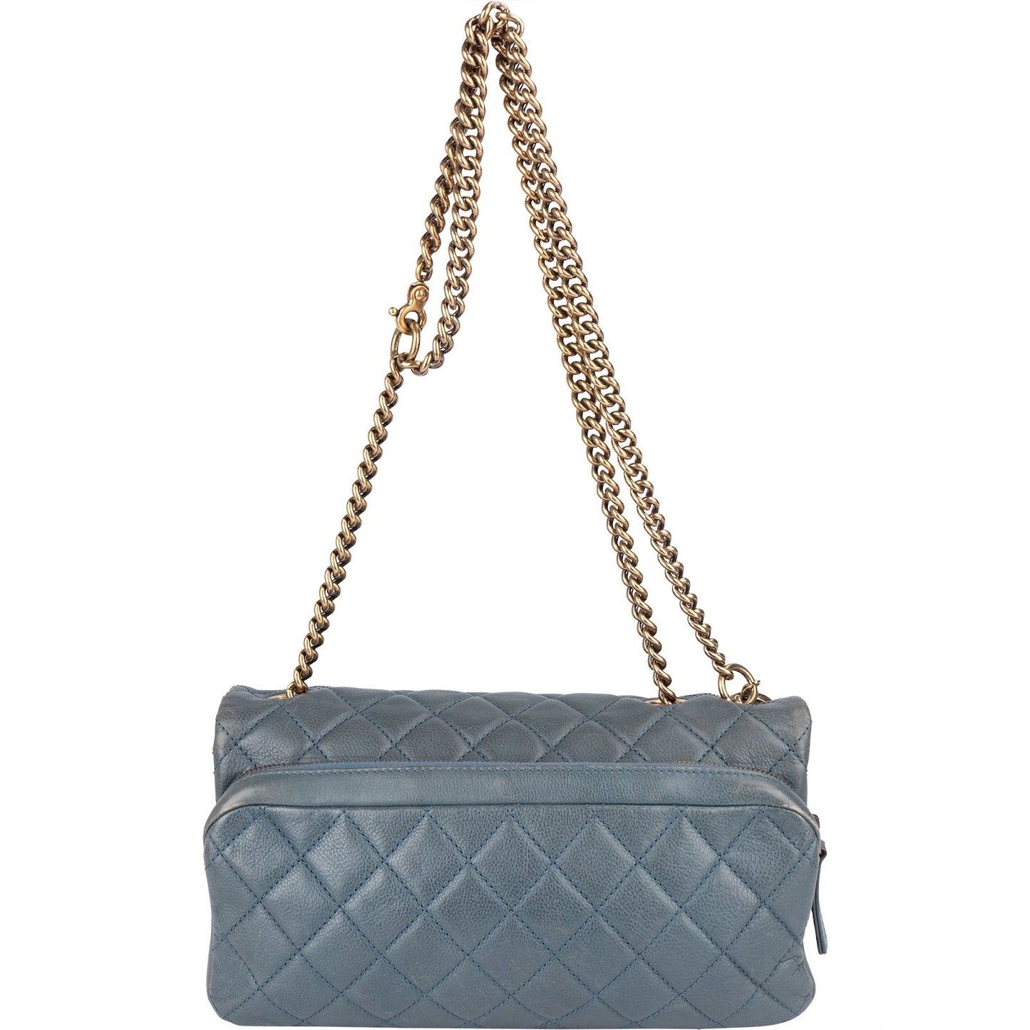 Chanel Quilted Leather Rectangular Single Flap Shoulder Bag