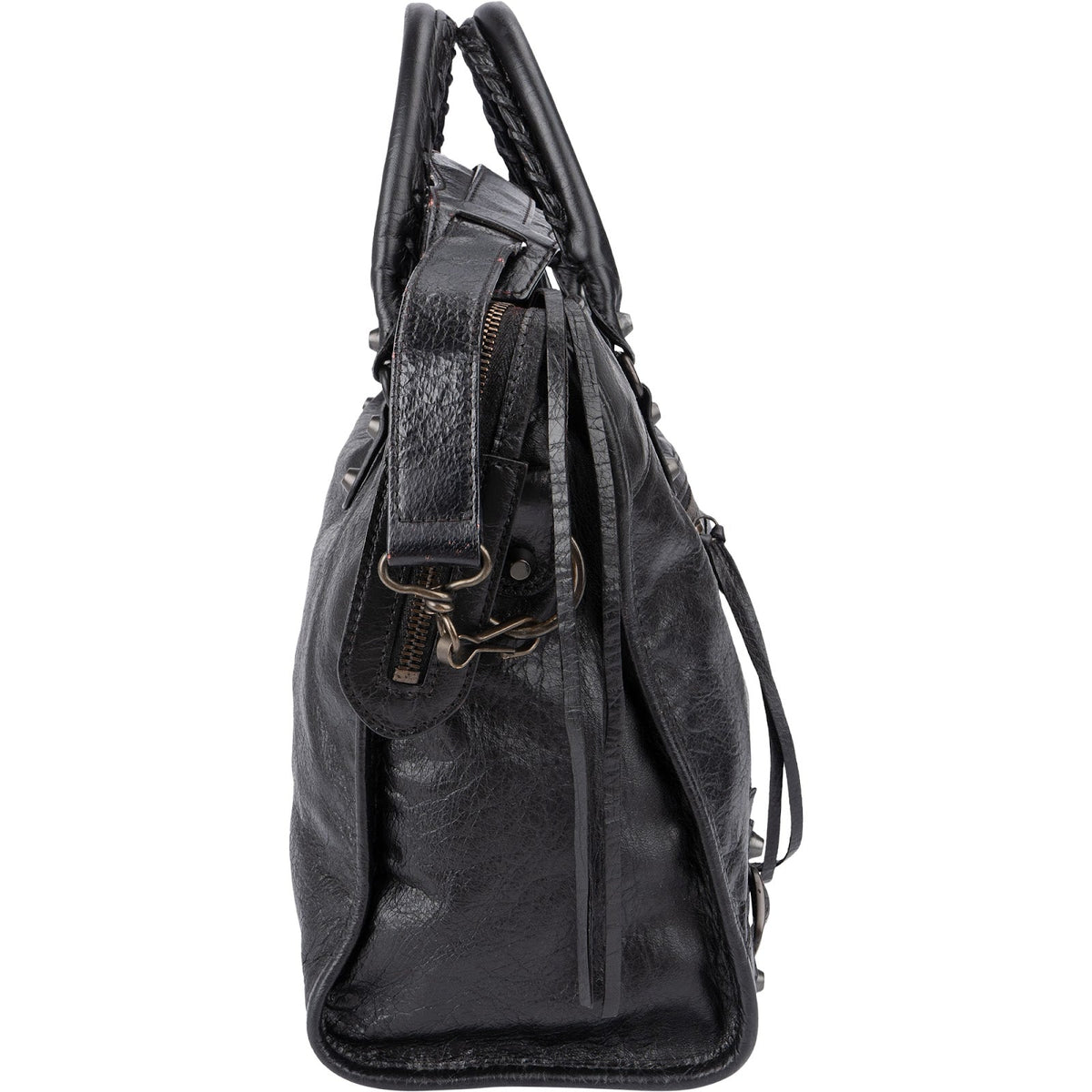 Balenciaga Black Leather Classic City Handbag
