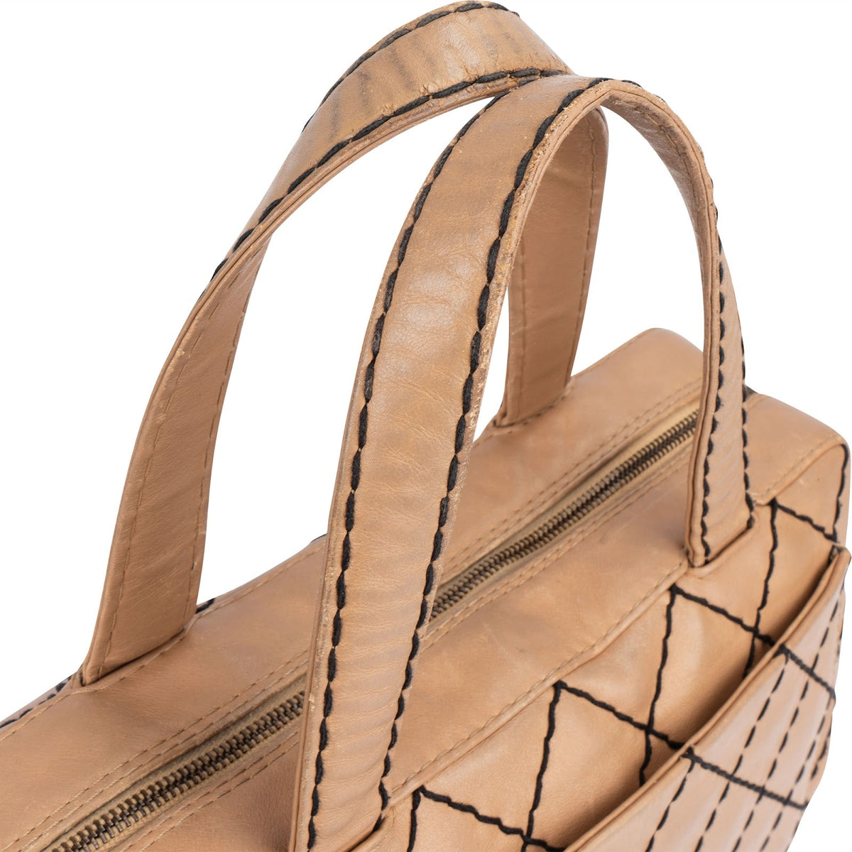 Chanel Stitching Leather CC Handbag