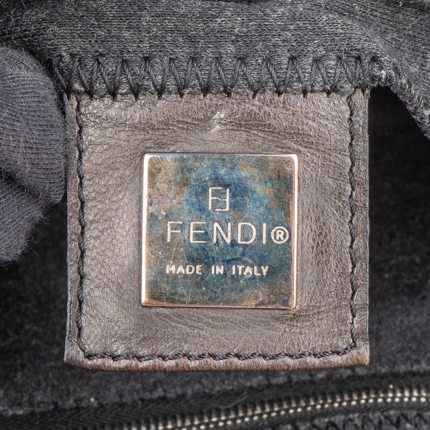 Fendi Jersey Baguette Shoulder Bag