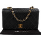 Chanel Quilted Lambskin Small 24K Gold Single Flap Crossbody Bag