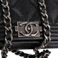 Chanel Quilted Caviar Leather Small Boy Wallet On Chain Crossbody Bag
