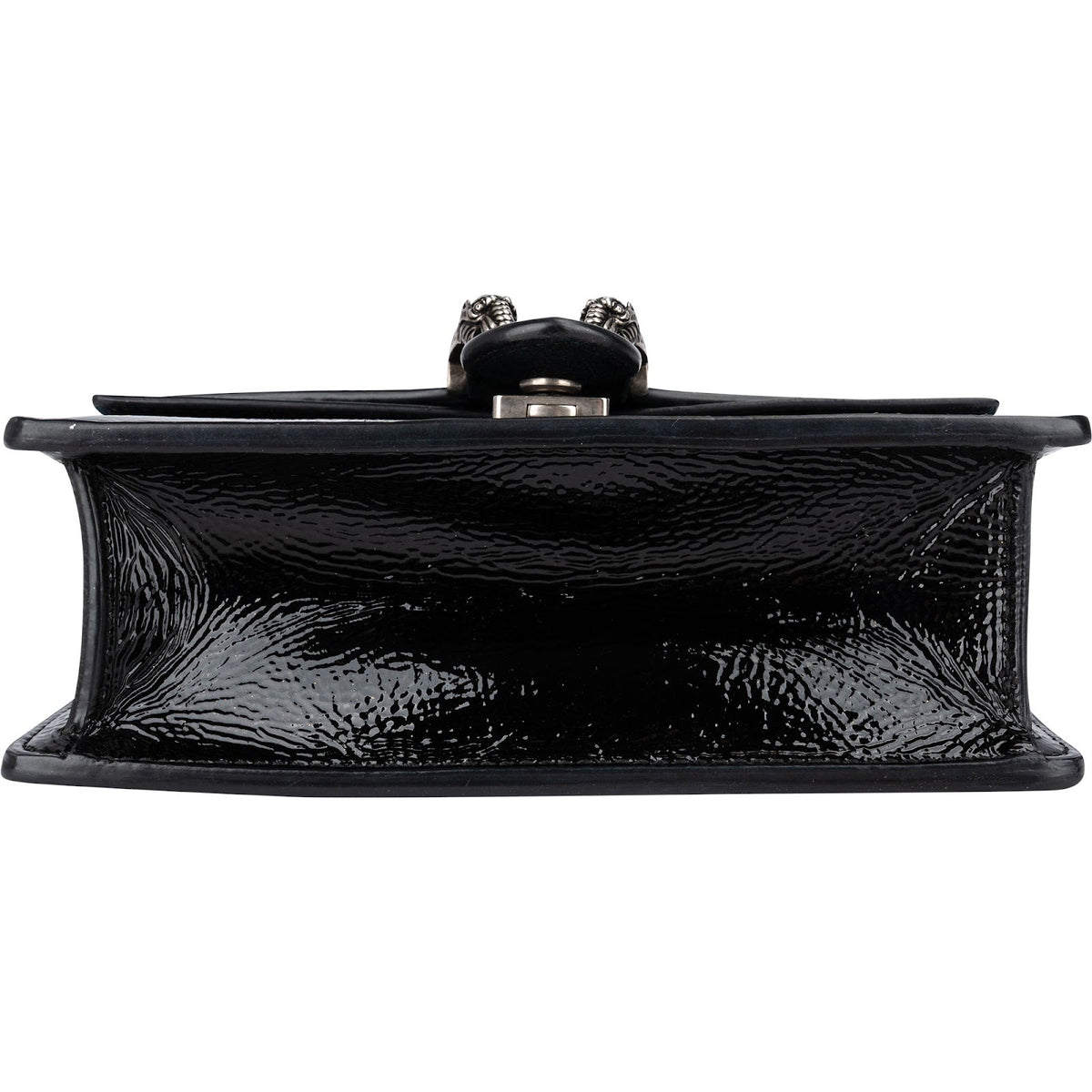 Gucci Wrinkled Patent Leather Dionysus Super Mini Crossbody Bag