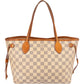 Louis Vuitton Neverfull PM aus Damier Azur Canvas – Vorderansicht