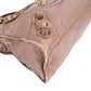 Balenciaga Mauve Leather City Handbag