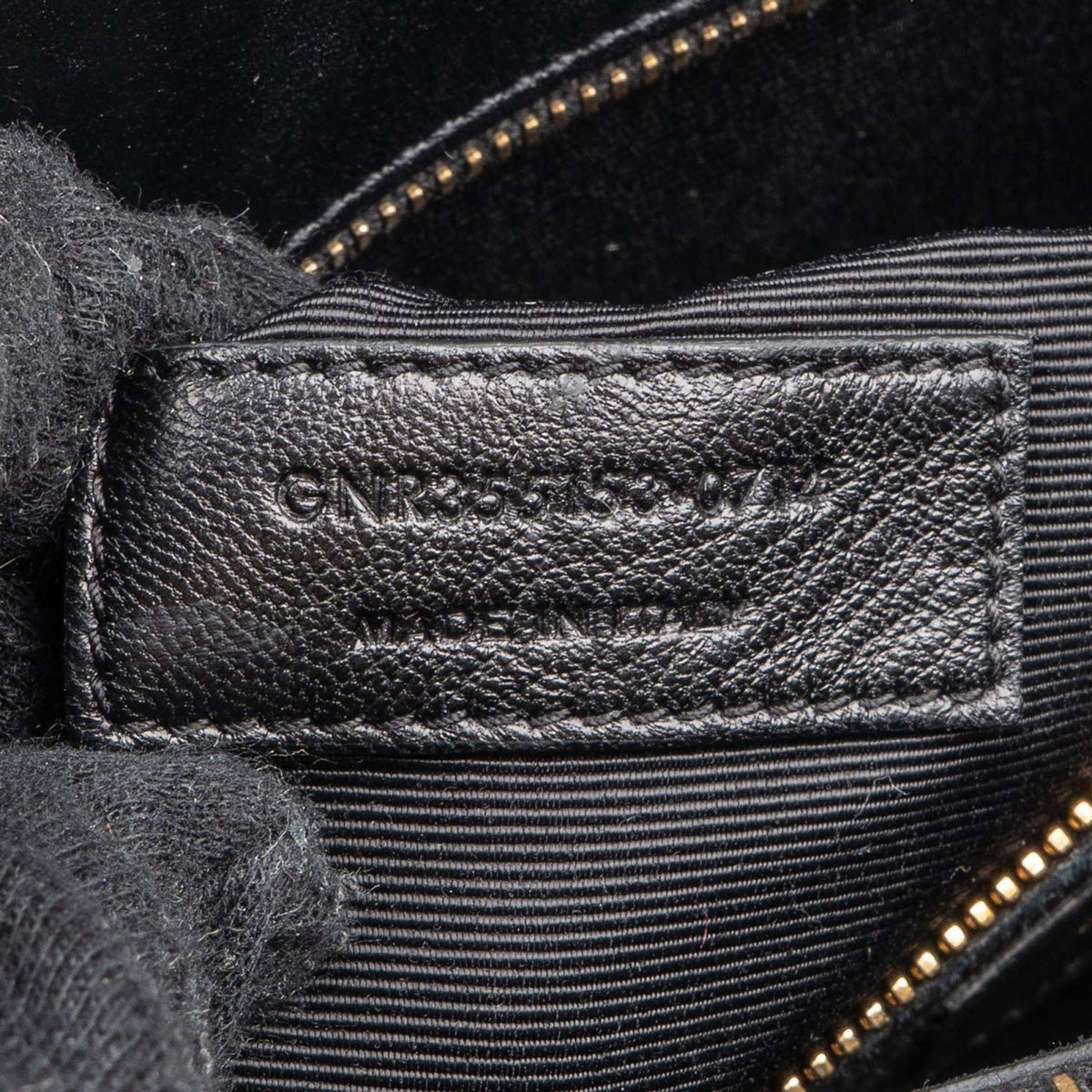 Saint Laurent Tweed & Leather Sac de Jour Handbag