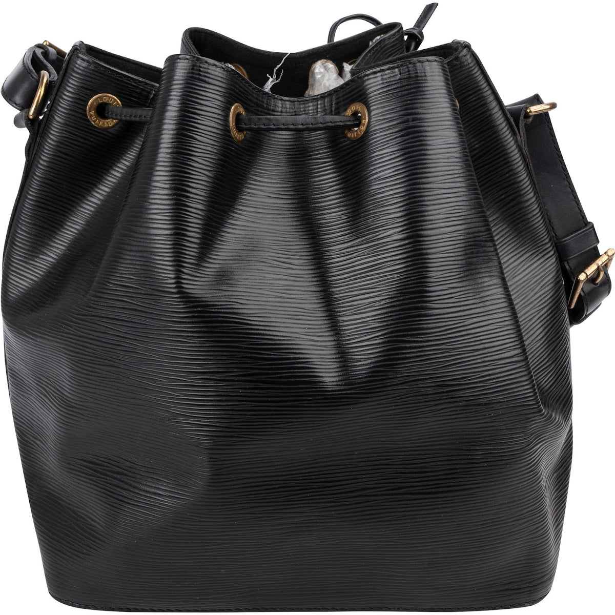 Louis Vuitton Noir Epi Leather Sac Noé Petit Shoulder Bag