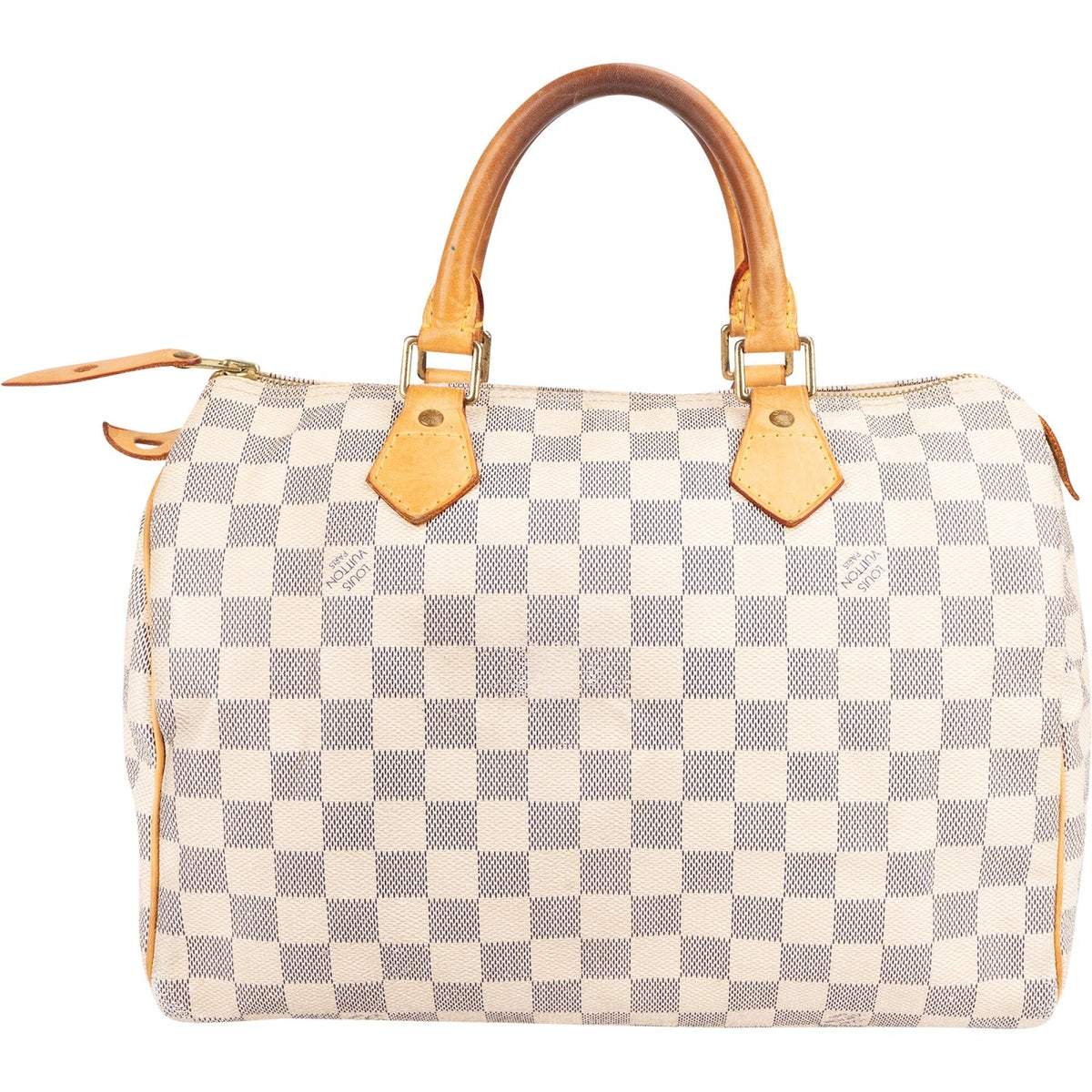 Louis Vuitton Monogram Damier Azur Speedy 30 Handbag