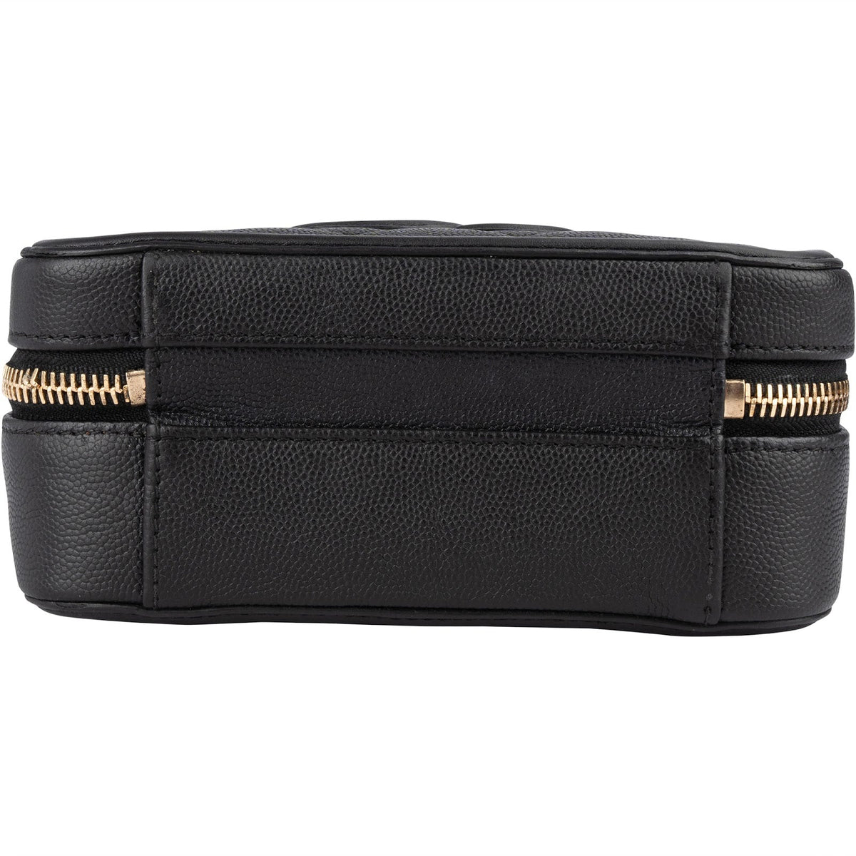 Chanel Quilted Caviar Leather CC Filigree Crossbody Bag