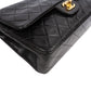 Chanel Quilted Lambskin Medium 24K Gold Double Flap Shoulder Bag