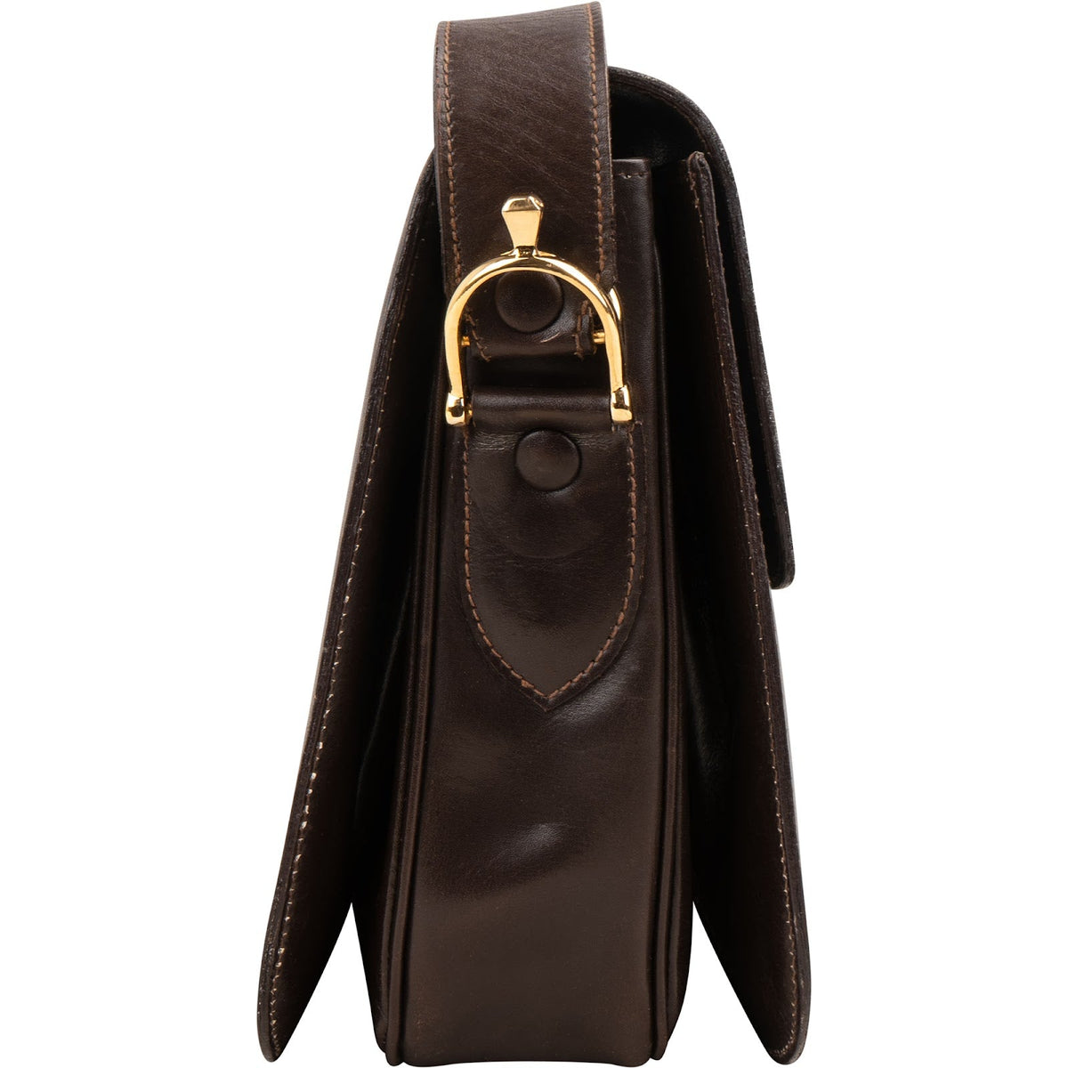 Celine Boxcalf Leather Horse Carriage Shoulder Bag