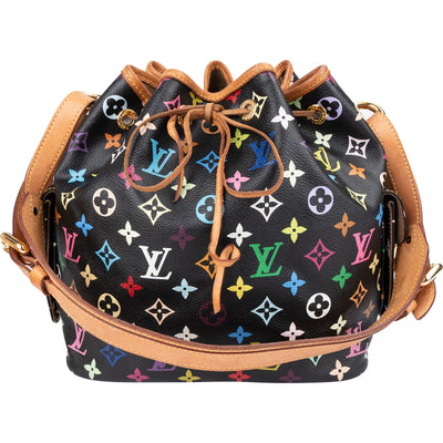 Louis Vuitton Monogram Murakami Multicolor Sac Noé Petit Shoulder Bag