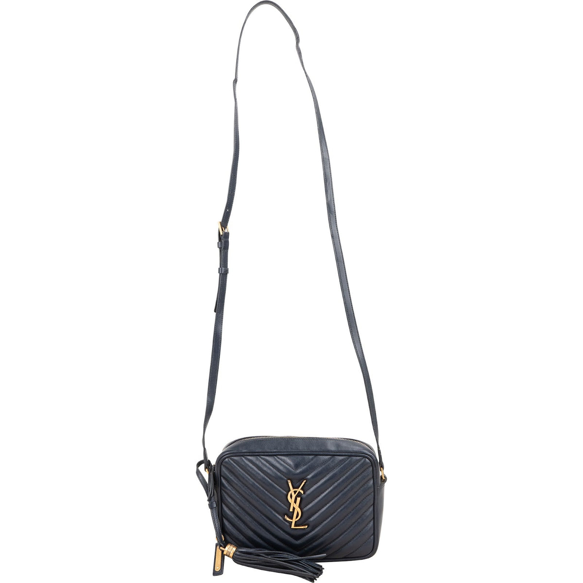 Saint Laurent Quilted Leather Lou Camera Crossbody Bag