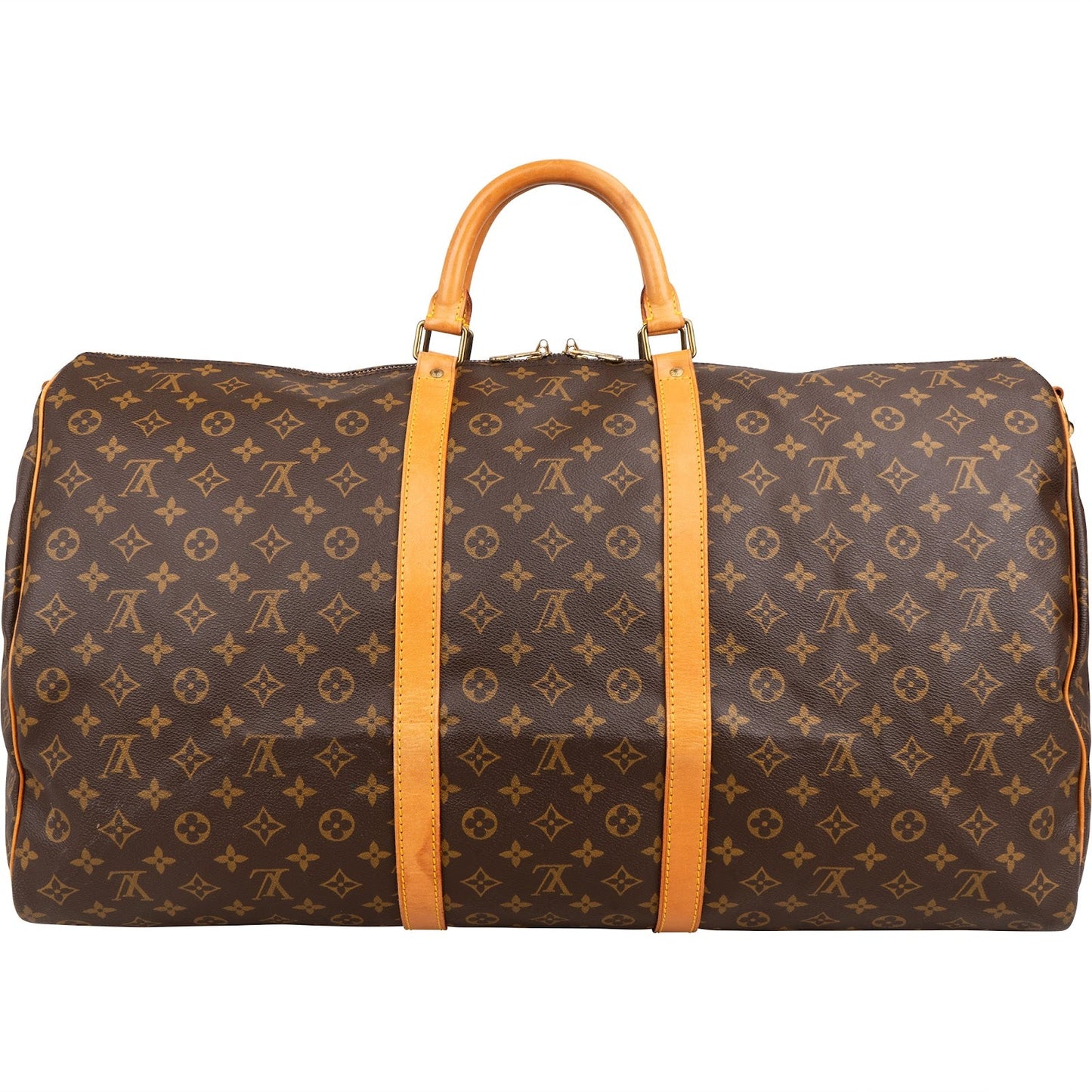 Louis Vuitton Monogram Canvas Keepall 60 Bandoulière Travel Bag