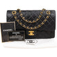 Chanel Quilted Lambskin Medium 24K Gold Double Flap Shoulder Bag