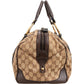 Gucci Monogram GG Canvas Interlocking G Soft Boston 35 Handbag