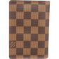 Louis Vuitton Monogram Damier Ebene Passport Cover Card Holder