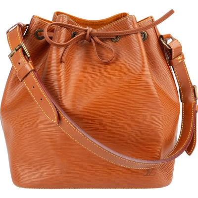 Louis Vuitton Brown Epi Leather Sac Noé Petit Shoulder Bag