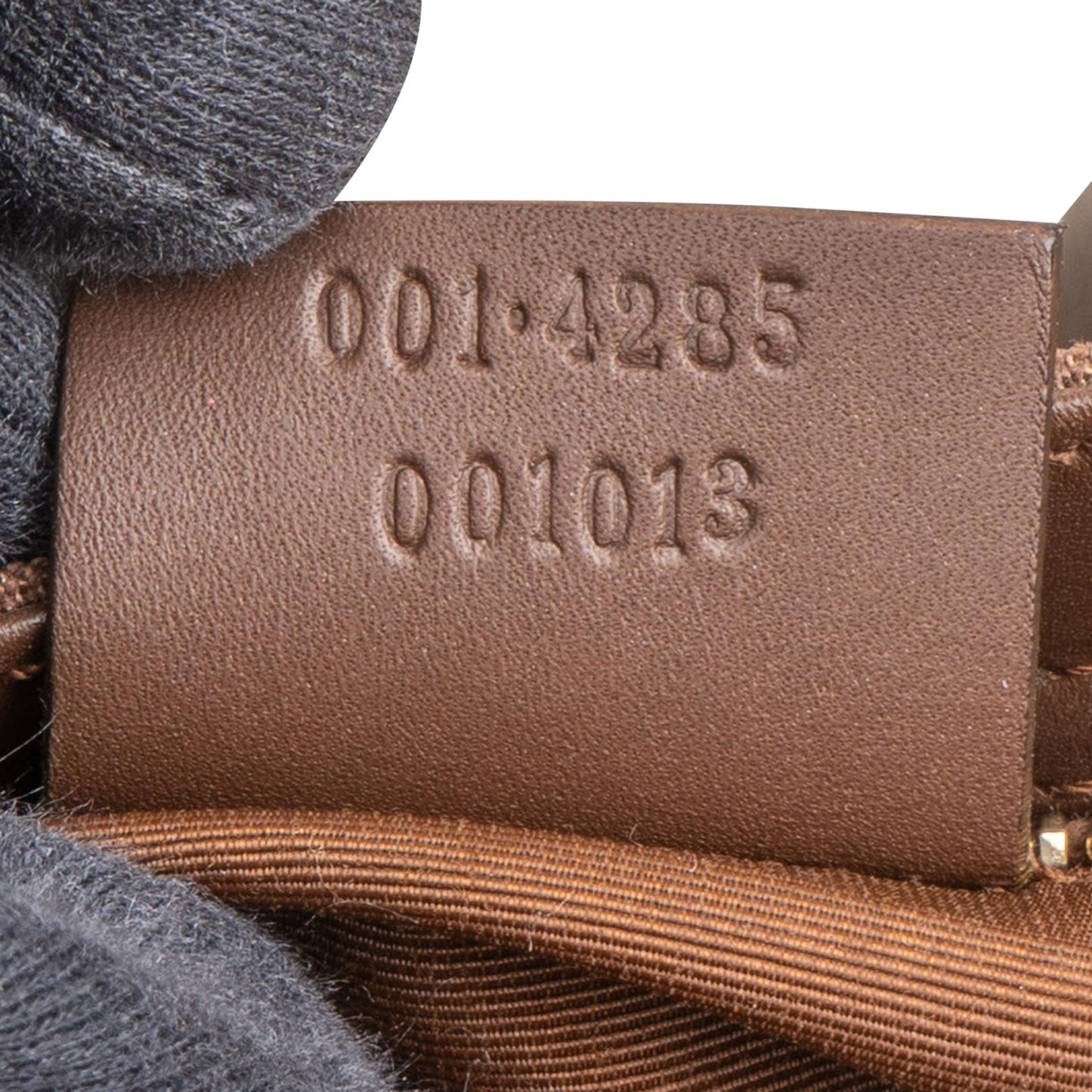 Gucci Monogram GG Canvas Baguette Shoulder Bag