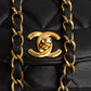 Chanel Quilted Lambskin 24K Gold Medium Diana Single Flap Crossbody Bag