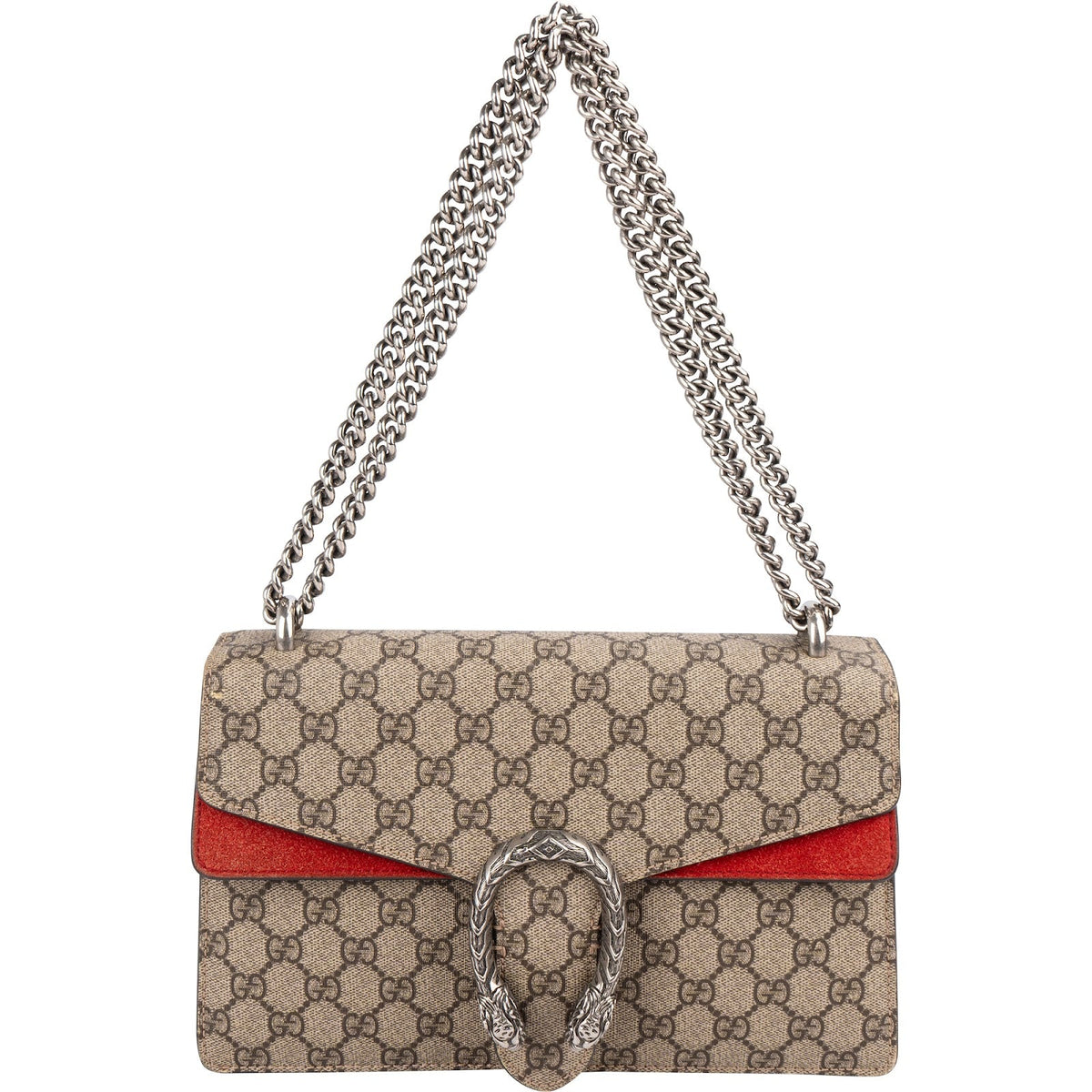 Gucci Monogram GG Supreme Canvas Dionysus Shoulder Bag