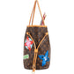 Louis Vuitton Monogram Canvas My LV World Tour Patches Neverfull MM Shoulder Bag