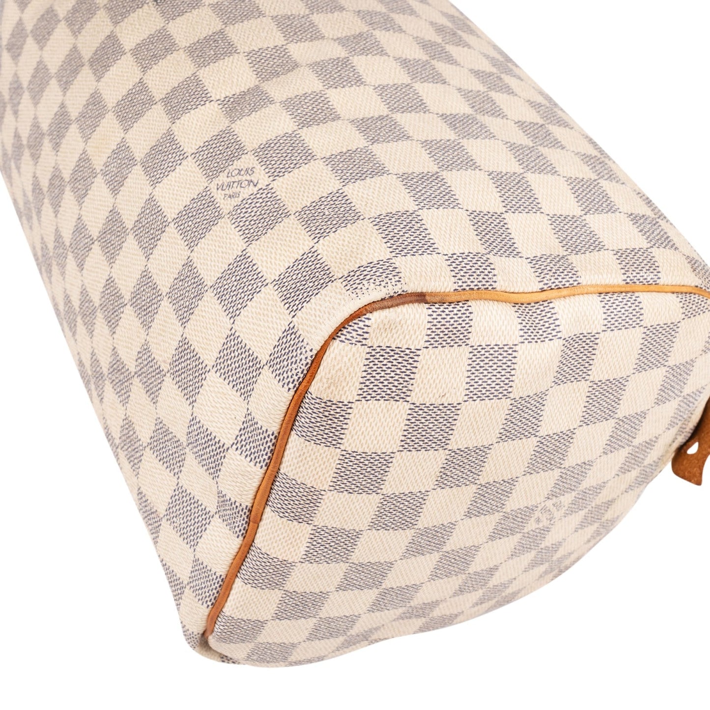 Louis Vuitton Monogram Damier Azur Speedy 30 Handbag