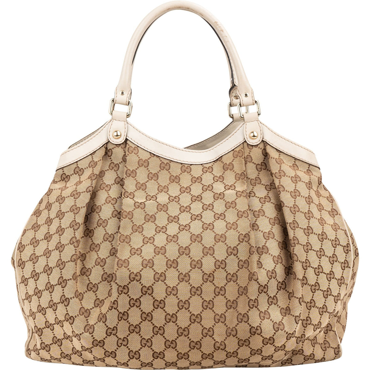 Gucci Monogram GG Canvas Sukey Large Hobo Handbag