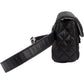 Chanel Noir Quilted Lambskin Palladium Uniform Belt Bag