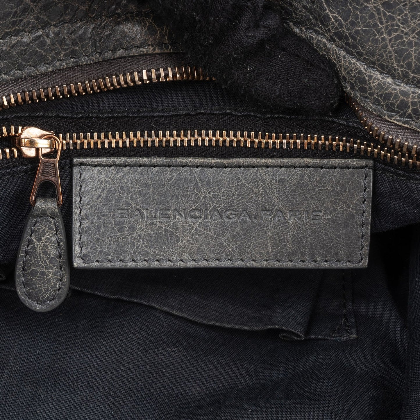 Balenciaga Grey Leather Classic City Bag Handbag