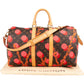 Louis Vuitton Monogram Canvas Limited Yayoi Kusama Ramages Dots Keepall 45 Bandoulière Travel Bag