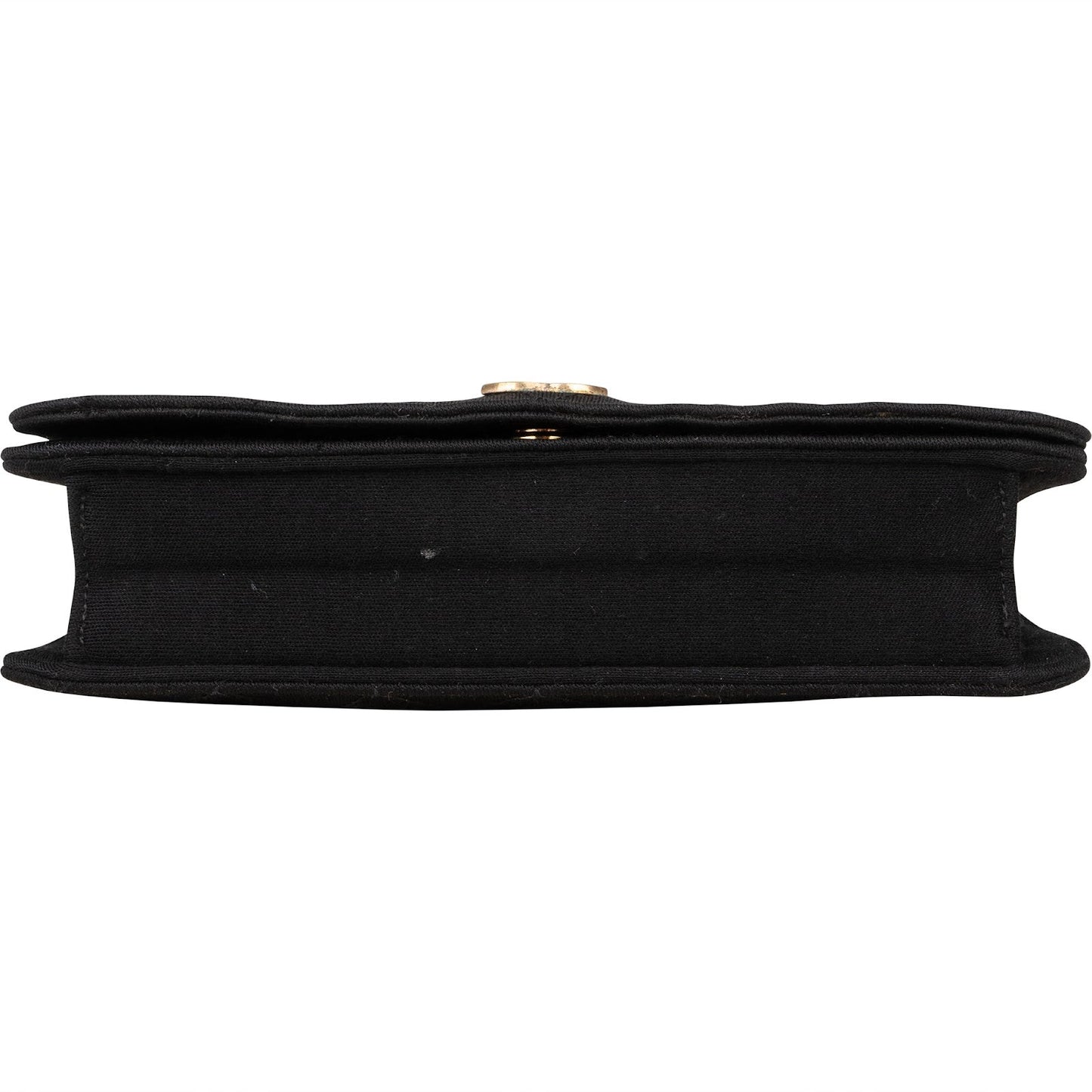 Chanel Quilted Cotton Medium Single Flap Shoulder Bag