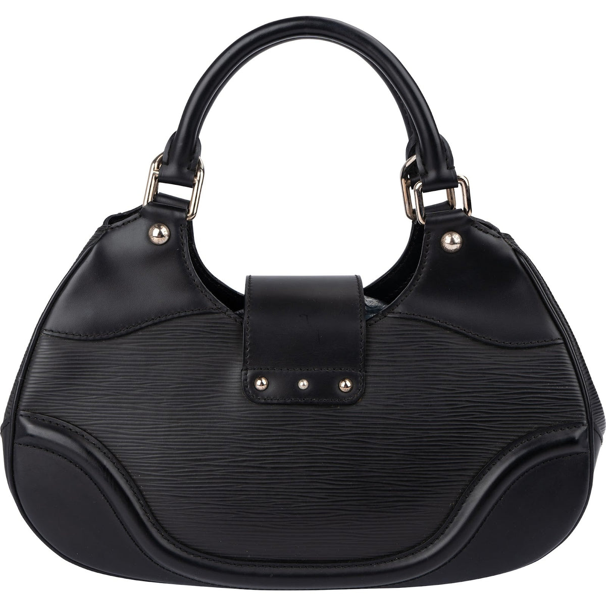 Louis Vuitton Noir Epi Leather Montaigne BB Handbag