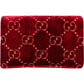 Gucci Monogram Velvet GG Crinkled Leather Crystal Dionysus Mini Crossbody Bag