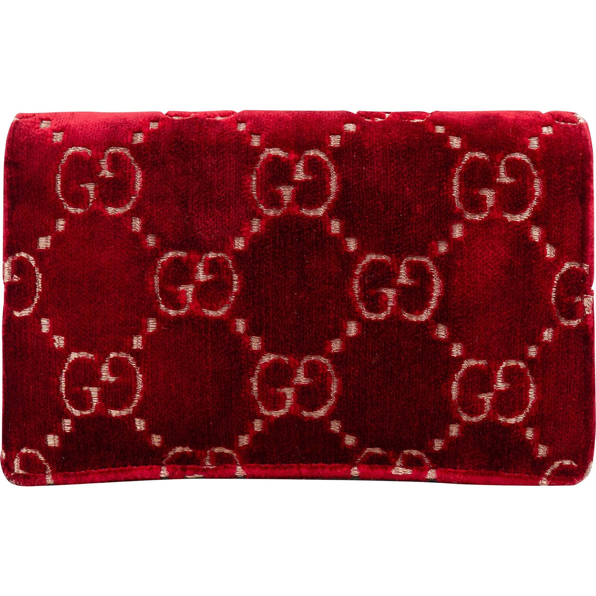 Gucci Monogram Velvet GG Crinkled Leather Crystal Dionysus Mini Crossbody Bag