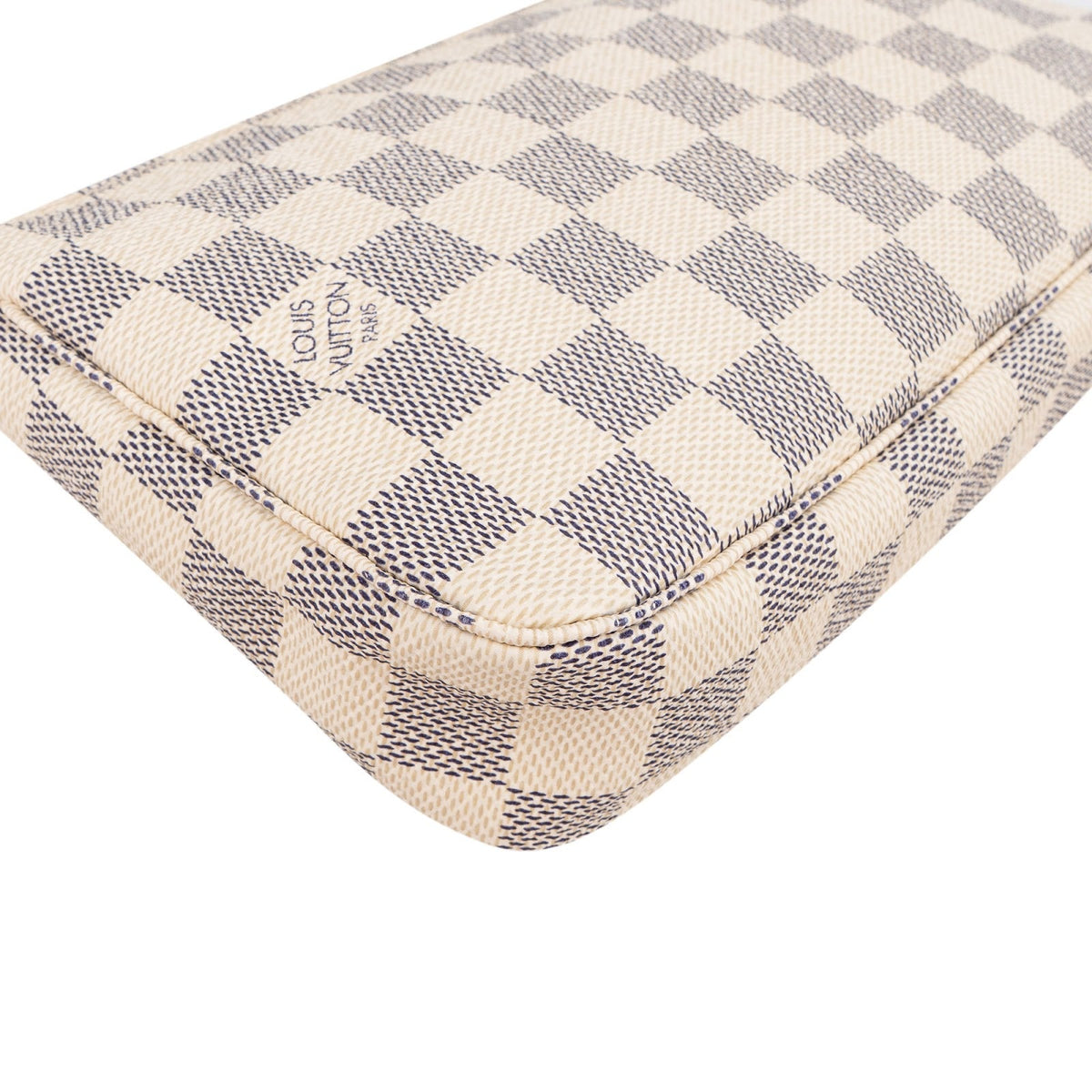 Louis Vuitton Monogram Damier Azur Pochette Accessoires Handbag