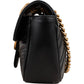 Gucci Red Leather GG Marmont Flap Crossbody Bag