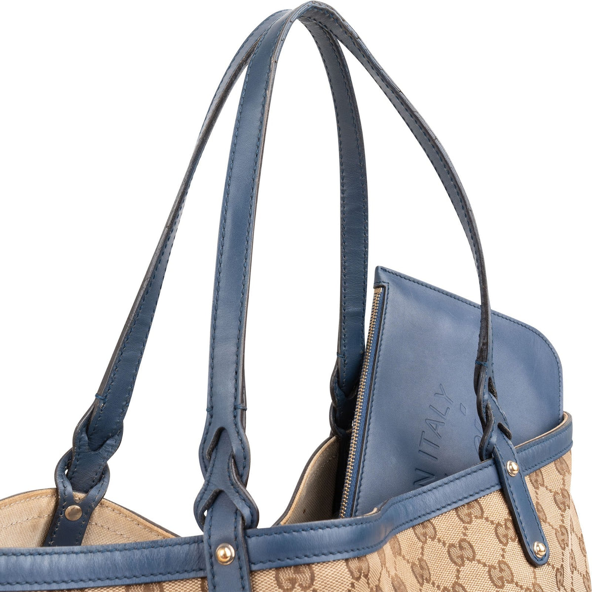 Gucci Monogram GG Canvas Tote Shoulder Bag