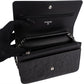 Chanel Patent Embossed Leather Camellia Wallet On Chain Crossbody Bag