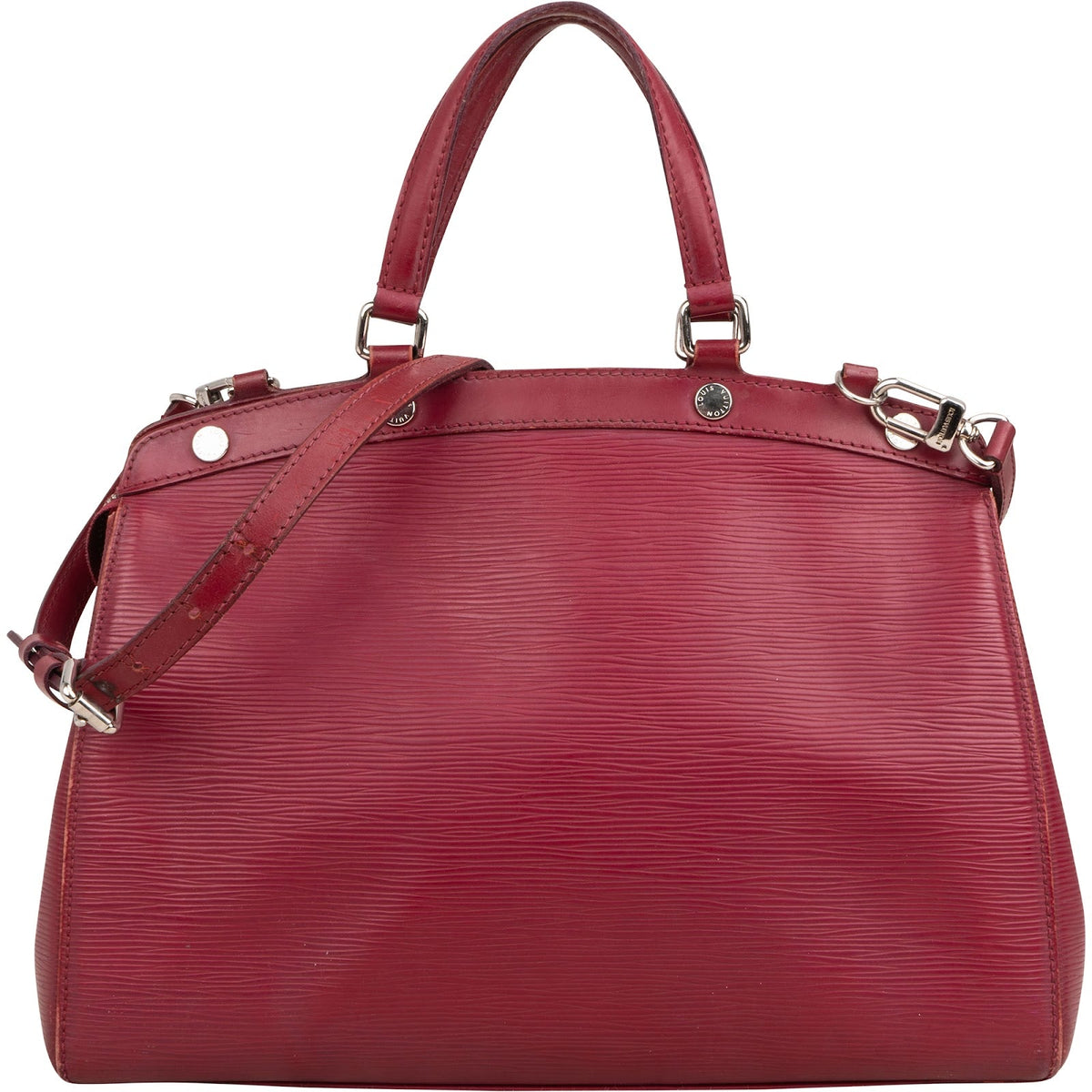 Louis Vuitton Brea MM aus rosa Epi-Leder – Vorderansicht