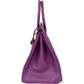 Hermès Violet Epsom Leather Birkin 35 Handbag
