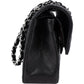 Chanel Quilted Caviar Leather Palladium Small Double Flap Shoulder Bag