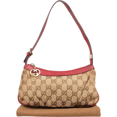 Gucci Monogram GG Heart Mini Shoulder Bag