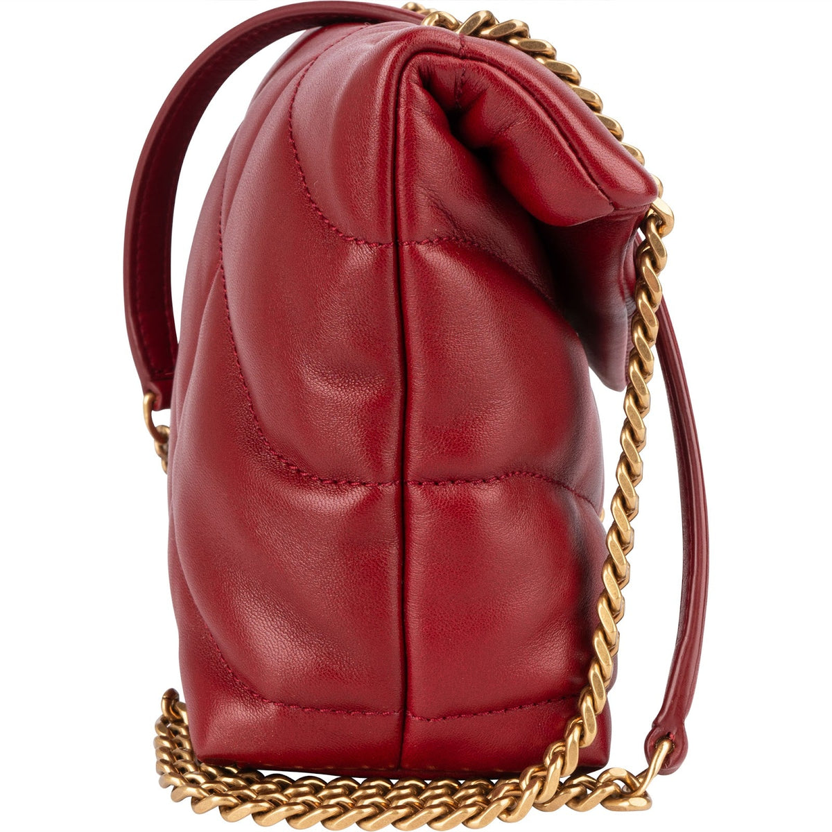 Saint Laurent Quilted Leather Small Loulou Crossbody Bag