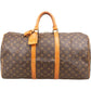 Louis Vuitton Monogram Canvas Keepall 50 Travel Bag