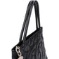 Chanel Quilted Caviar Leather Medallion CC Tote Handbag